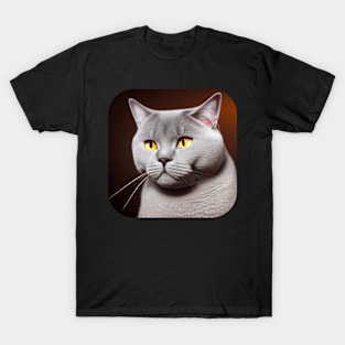 British Shorthair Cat T-Shirt